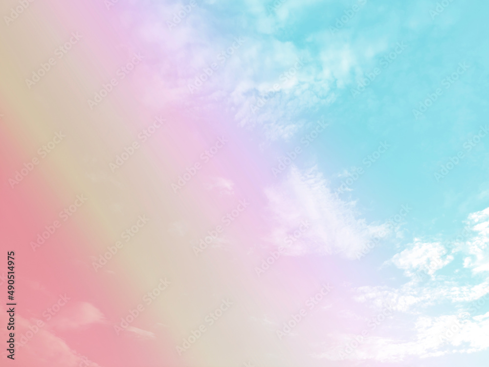Sky and clouds in pastel tones for graphic design or wallpaper Sky and clouds in pastel tones for graphic design or wallpaper