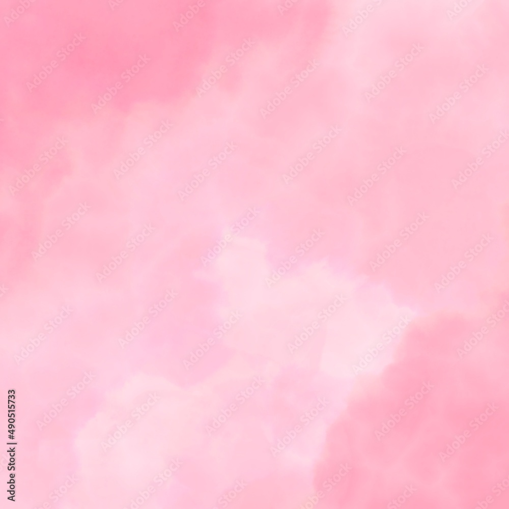 ピンク　ぼかし　水彩風　壁紙