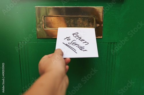 Obraz na plátně Return to sender