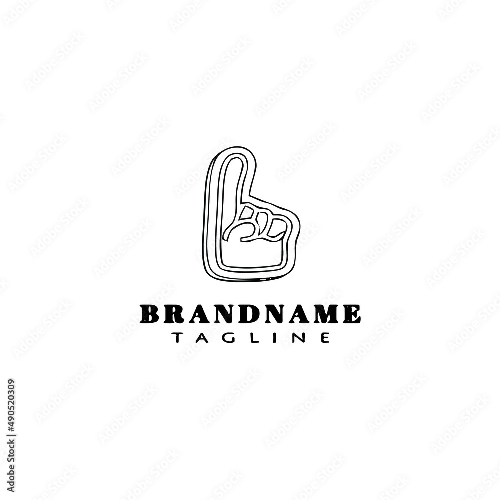 businessman raise hands logo icon design template vector illustration