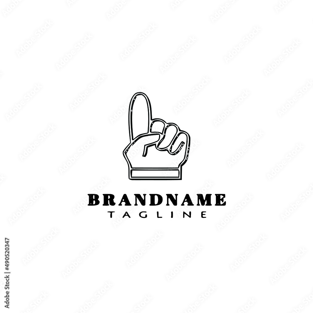 businessman raise hands logo icon design template vector