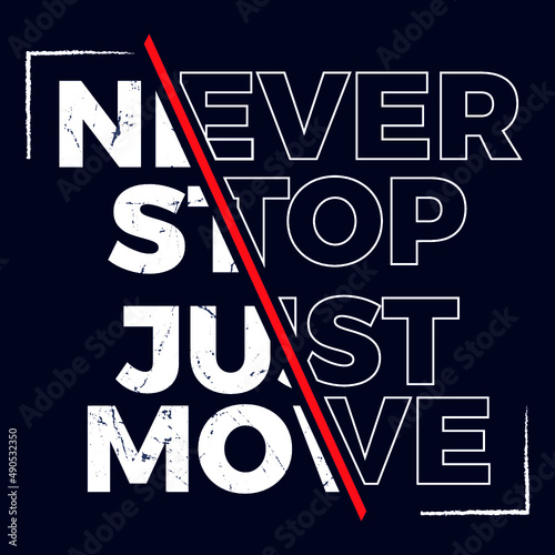 never stop motivation design