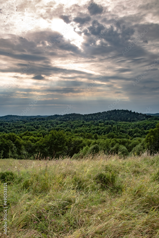 hilly landscape