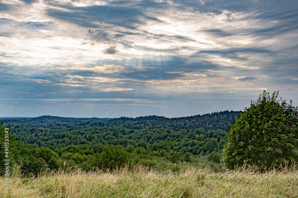 hilly landscape