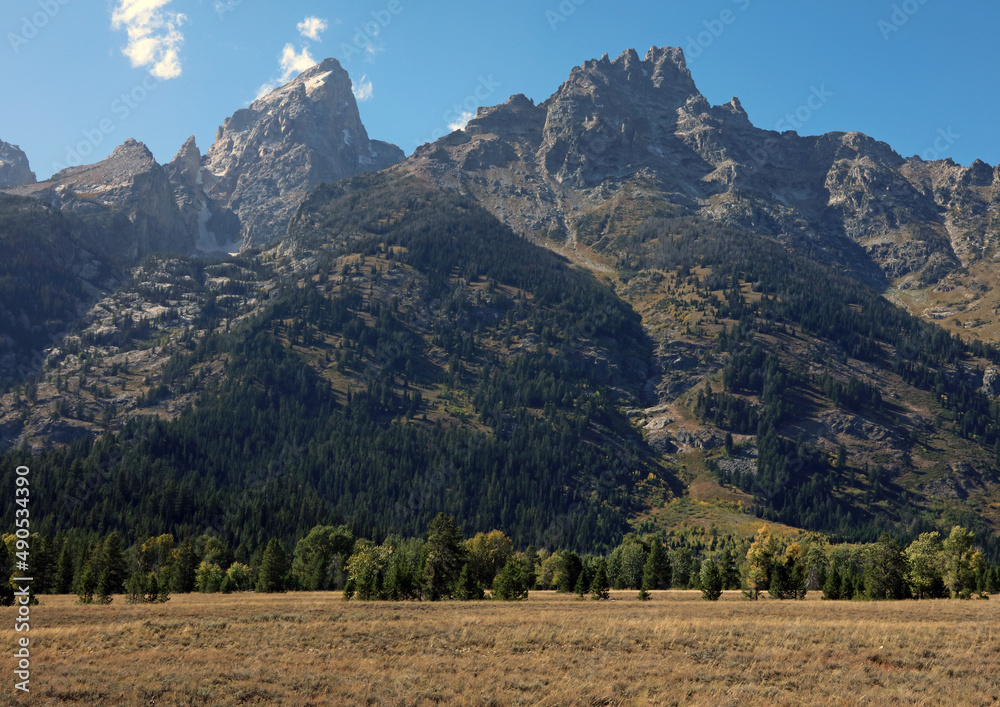 View of the Grand Tetons, Wyoming
