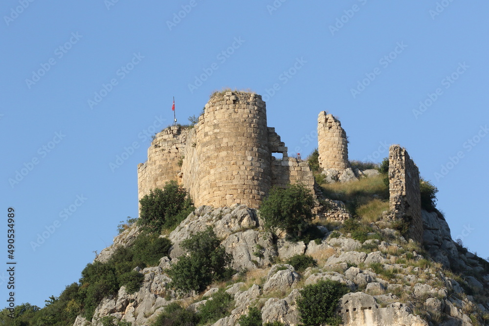 ruins of ancient Castabala castle, Turkey