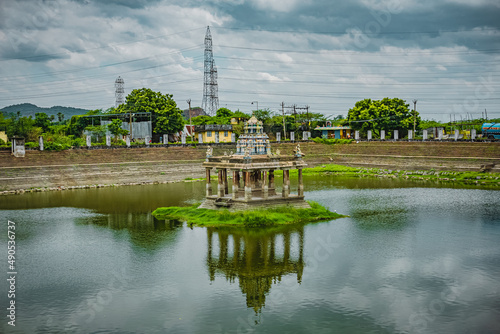 Thiruneermalai is known for Sri Ranganathar Perumal Temple Tank on a hill & down on Sri Neervanna Perumal. Pallavaram area. It is one of the 108 divyadesams. Tamilnadu's one of the (megalithic sites). © Snap Royce Photo Co.