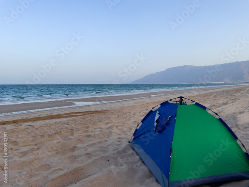 Camping in beach, Sifah, Muscat, Oman, March 3 2022 © Ahmed