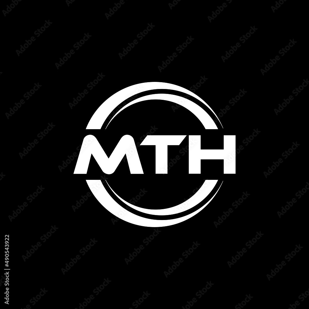 MTH letter logo design with black background in illustrator, vector logo modern alphabet font overlap style. calligraphy designs for logo, Poster, Invitation, etc. MTH letter logo design with black background in illustrator, vector logo modern alphabet font overlap style. calligraphy designs for logo, Poster, Invitation, etc.