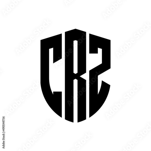 CRZ letter logo design. CRZ modern letter logo with black background. CRZ creative  letter logo. simple and modern letter logo. vector logo modern alphabet font overlap style. Initial letters CRZ  photo