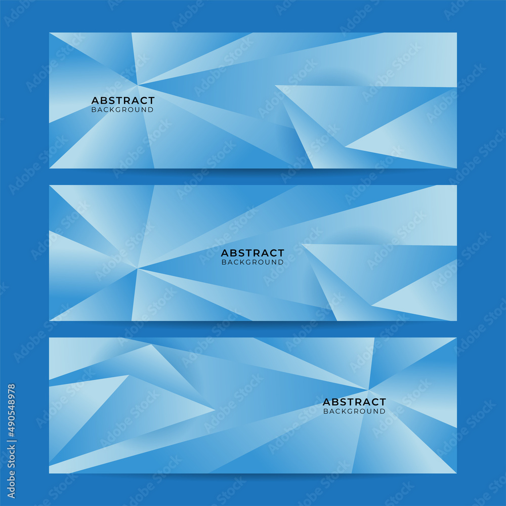 Vector abstract graphic design banner pattern background template. Blue abstract banner background Vector abstract graphic design banner pattern background template. Blue abstract banner background