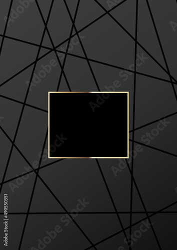 Fashionable Luxury geometric pattern cover design poster, print for brochure,...
