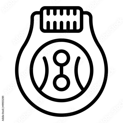 Small epilator icon outline vector. Hair epilation. Skin treatment