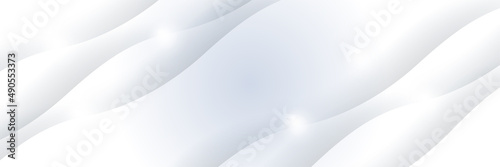 Vector abstract graphic design banner pattern background template. White abstract banner background