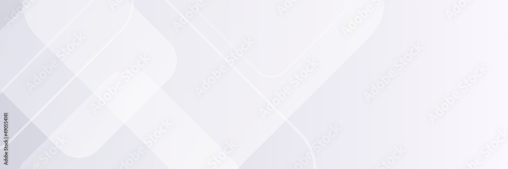 Obraz premium Vector abstract graphic design banner pattern background template. White abstract banner background