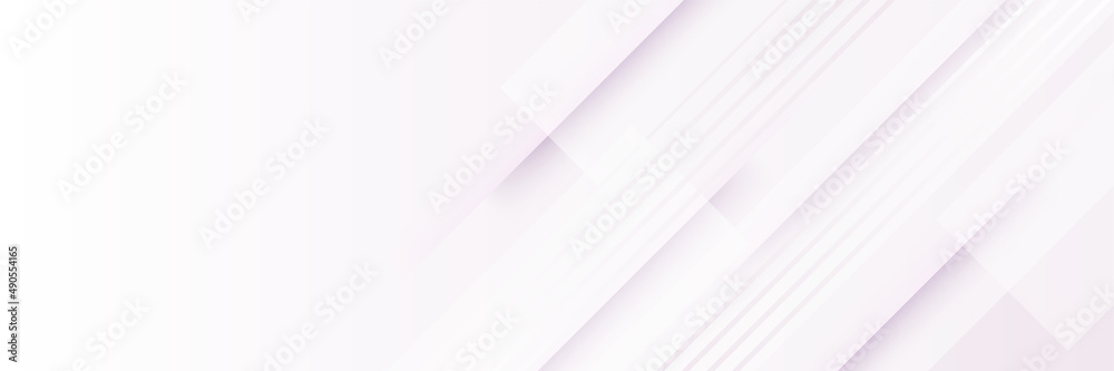 Obraz premium Vector abstract graphic design banner pattern background template. White abstract banner background