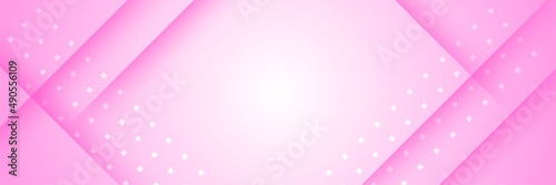 Vector abstract graphic design banner pattern background template. Pink abstract banner background © Salman