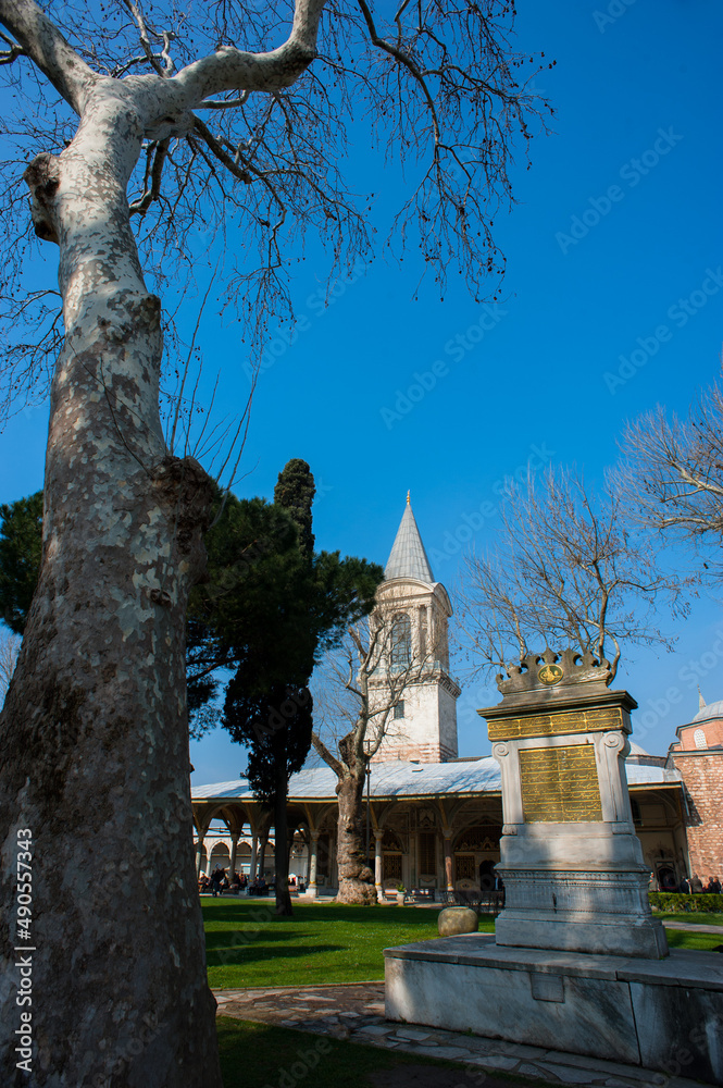 Fototapeta premium View of Topkapi Palace in Istanbul, Turkey