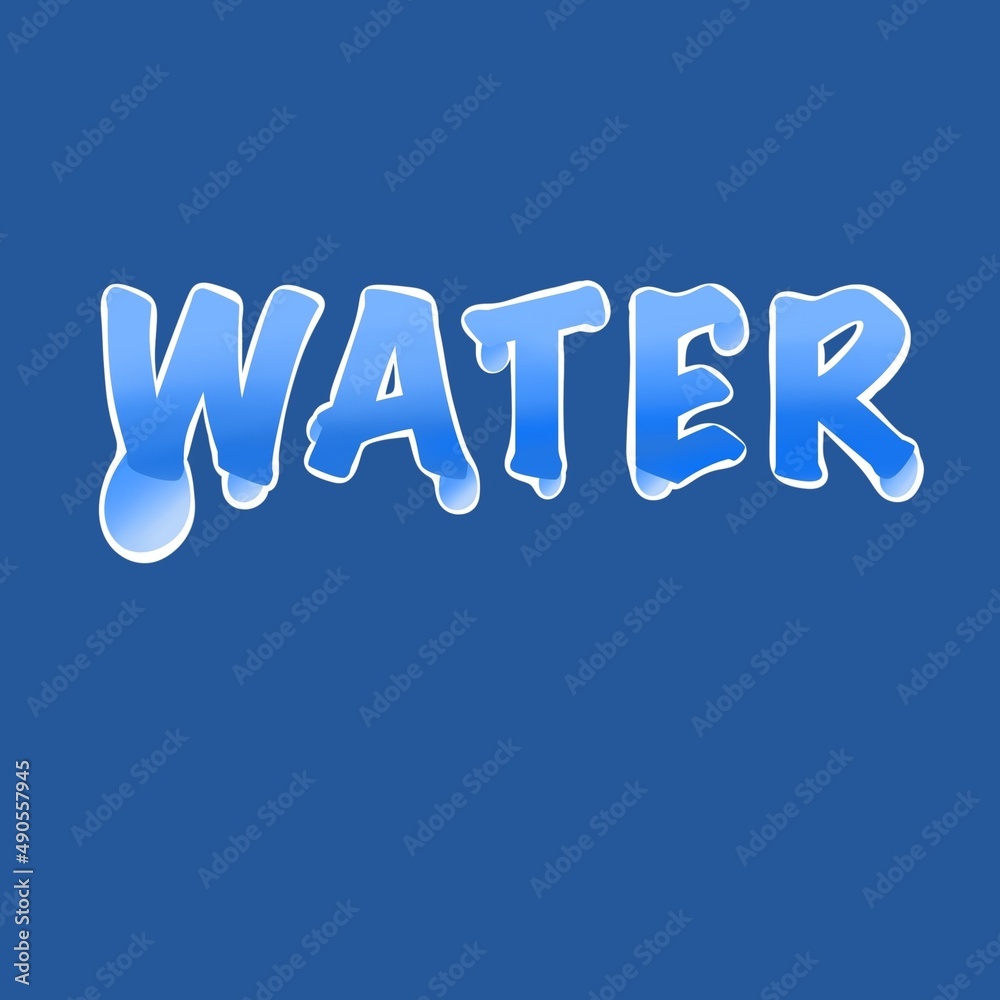 Water logo illustration