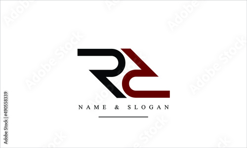 RR, R abstract letters logo monogram