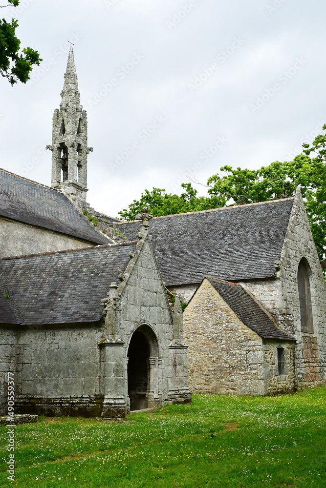 Benodet, France - may 16 2021 : the Perguet chapel