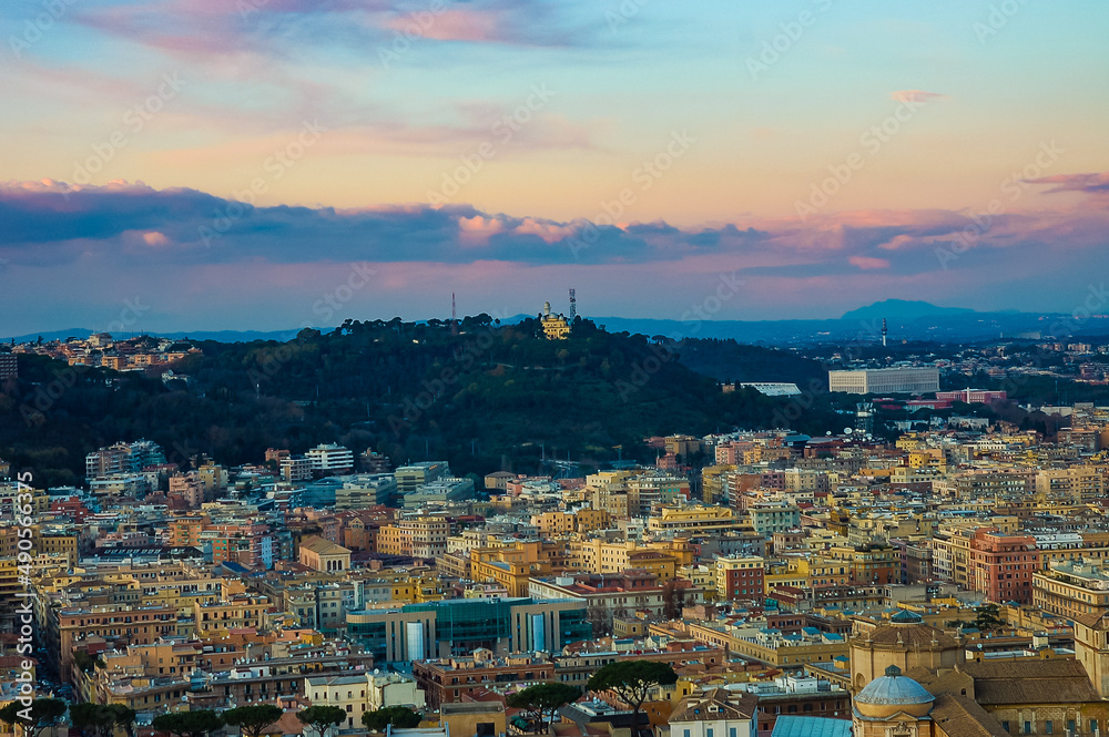 Rome vue depuis la Basilique Saint-Pierre