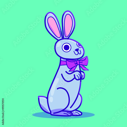 Easter Bunny illustration, for various types of use