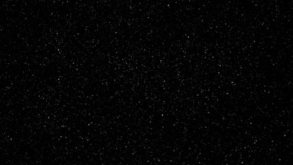 Night black starry sky horizontal background