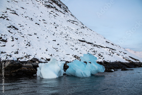 Snow mountain iceberg
