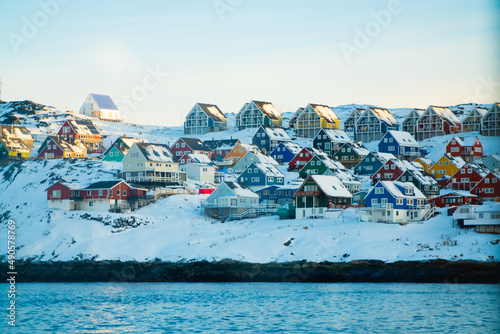 Nuuk houses photo