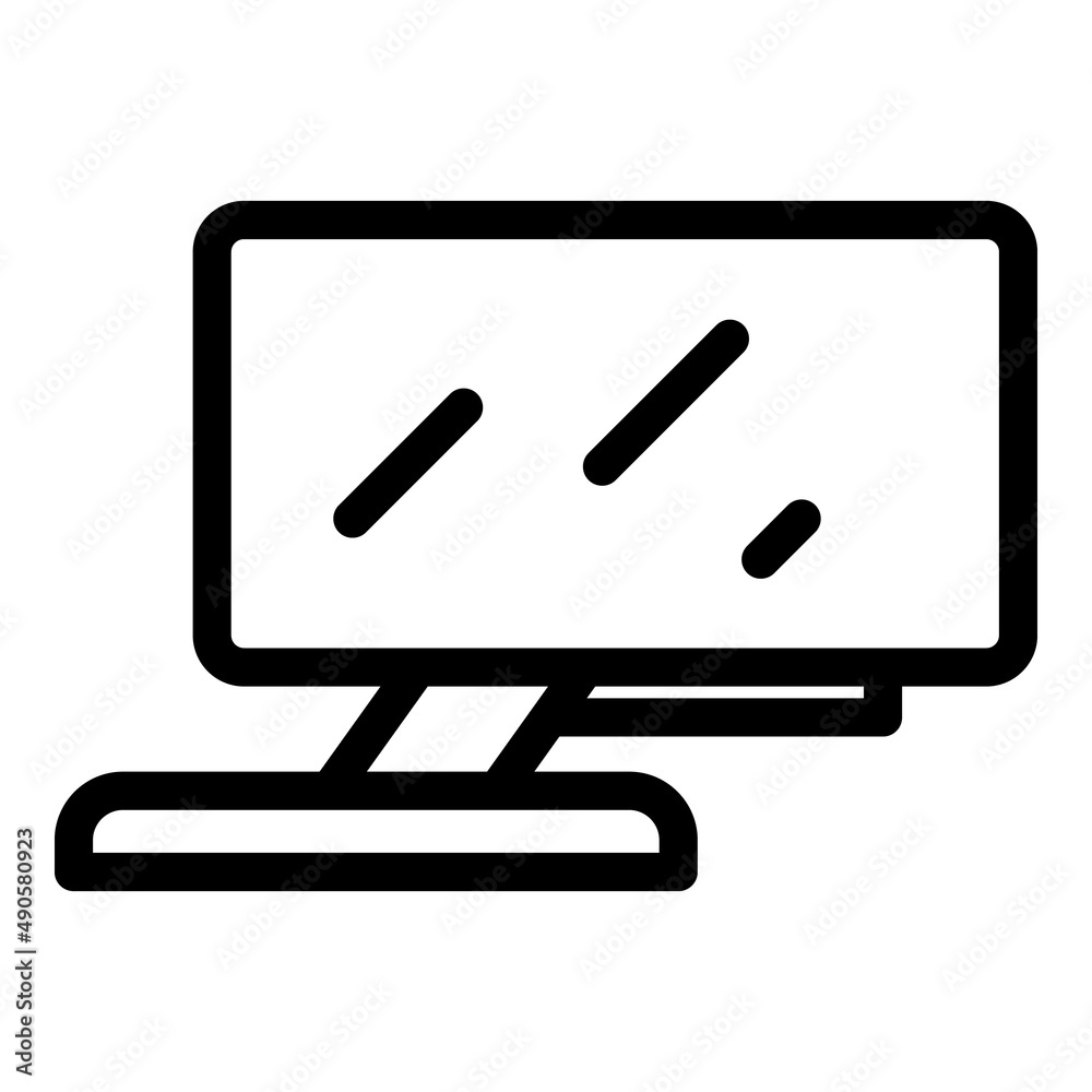 Vesa display icon outline vector. Tv mount. House cinema Vesa display icon outline vector. Tv mount. House cinema