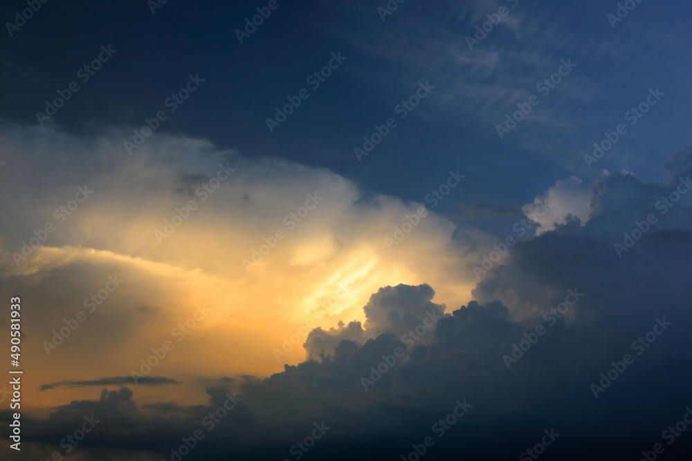 Cloud photo set Sun rise