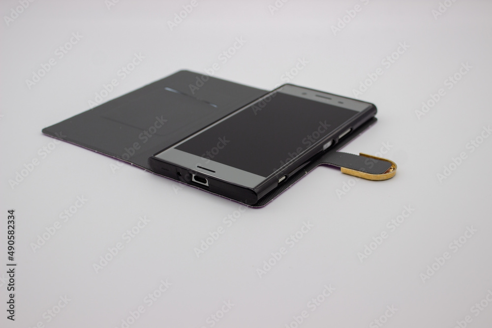 Mockup of the phone on a gray background Mockup of the phone on a gray background