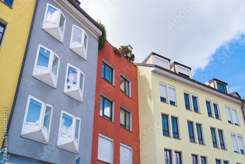 Photography colorful facades