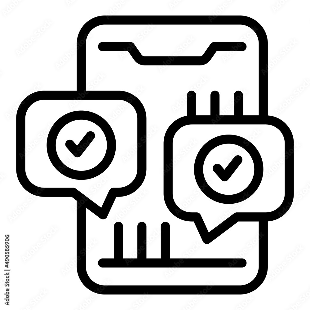 Help chat phone icon outline vector. Social review. Online marketing Help chat phone icon outline vector. Social review. Online marketing