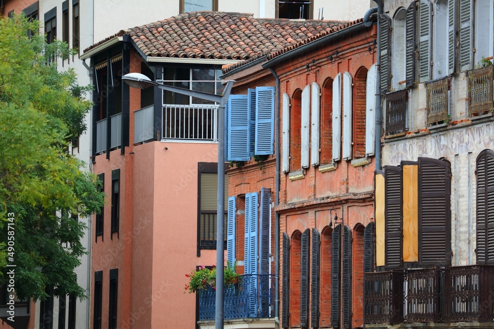 Fototapeta premium Street in Toulouse, France