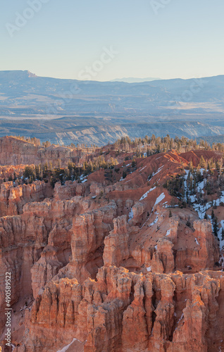 Bryce Canyon National Park Utah Winter Landscape