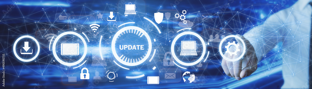 Update software application. Technology. Internet Update software application. Technology. Internet