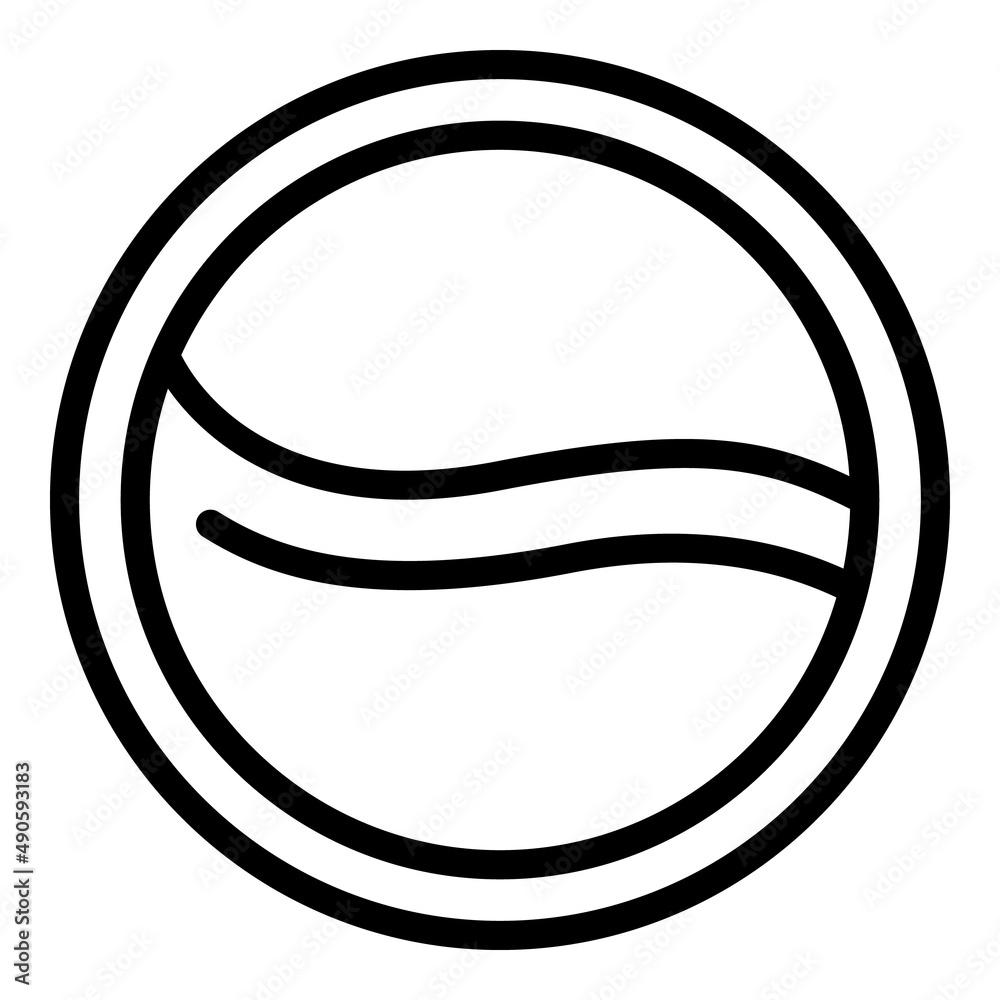 Full eye patch icon outline vector. Face mask. Cream skin Full eye patch icon outline vector. Face mask. Cream skin