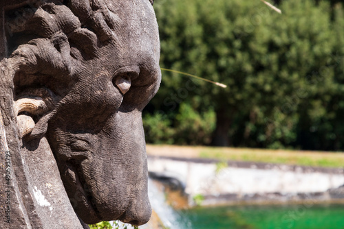 giardini Reggia di Caserta fontane di pietra e giochi d'acqua photo