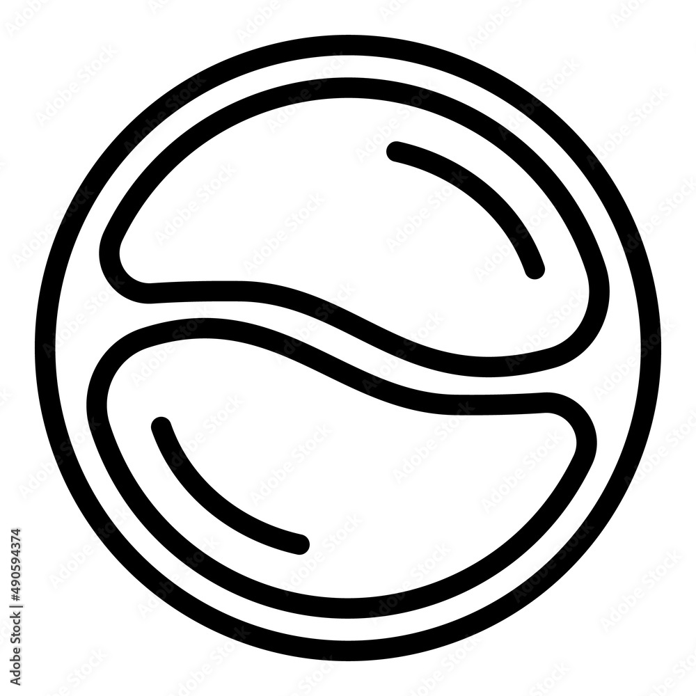 Eye patches icon outline vector. Mask patch. Face gel Eye patches icon outline vector. Mask patch. Face gel