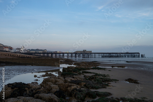 Hastings Pier at Low Tide