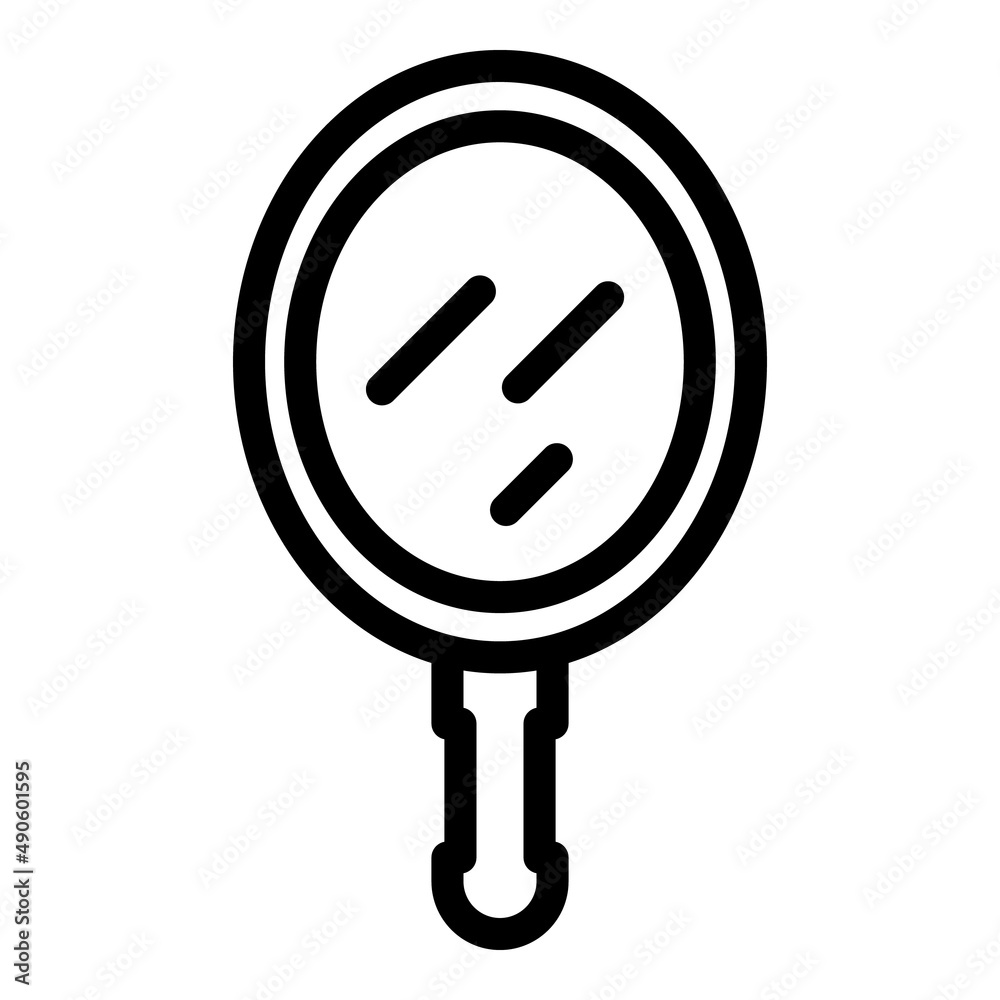 Shaving mirror icon outline vector. Cosmetic care. Cream shave Shaving mirror icon outline vector. Cosmetic care. Cream shave