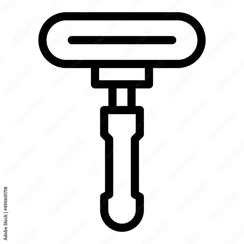 Modern face razor icon outline vector. Cosmetic foam. Cream shave Modern face razor icon outline vector. Cosmetic foam. Cream shave