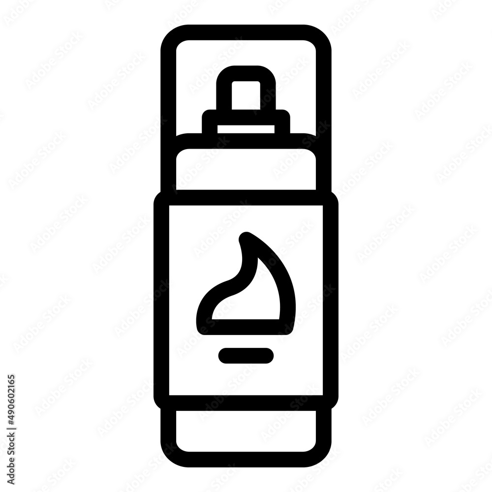 Shaving foam icon outline vector. Cosmetic care. Cream product Shaving foam icon outline vector. Cosmetic care. Cream product