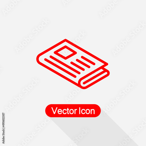 News Icon, Newspaper Icon Vector Illustration Eps10