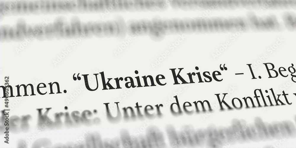 Ukraine Krise im Buch - obrazy, fototapety, plakaty 