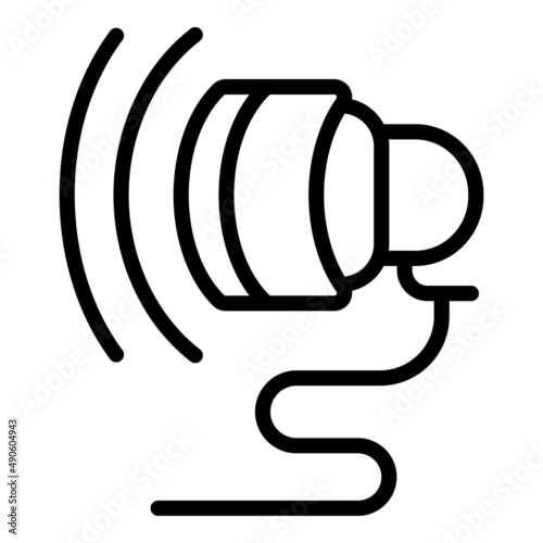 Spa laser icon outline vector. Face skin. Medical cream