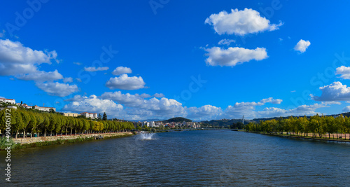 Rio Mondego in Coimbra, Portugal 