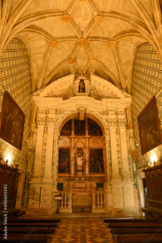 Kapitelsaal der Klosterkirche Santa Cruz (Coimbra), Portugal 